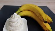 Nadýchaný banánový dortový krém