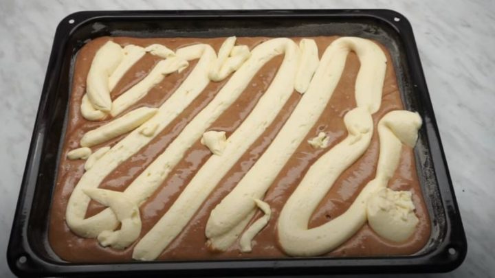 Hrnkové vanilkové řezy s kakaem