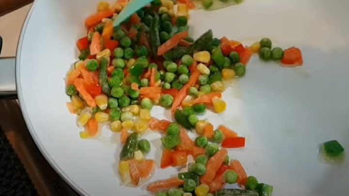 Rychlé rizoto s mraženou zeleninou