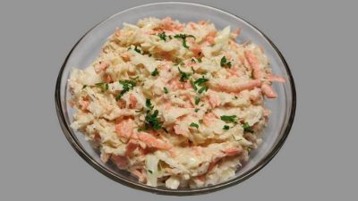 Křupavý křimický salát s majonézou