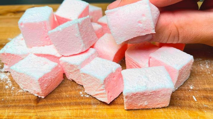 Domácí marshmallows s citronem