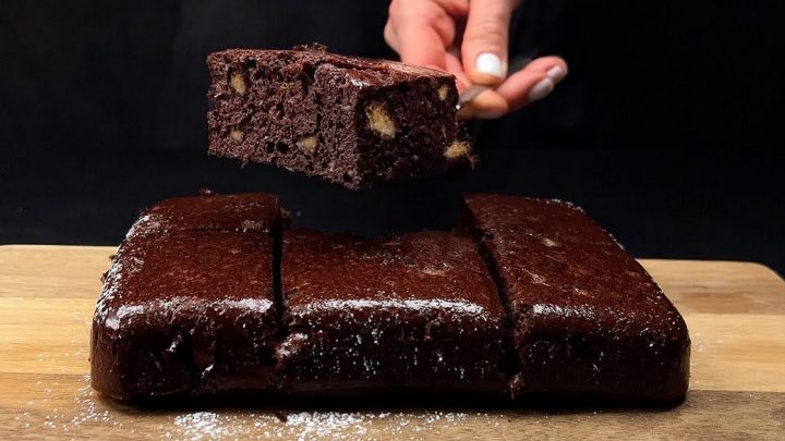 Brownies bez mouky a cukru s banány