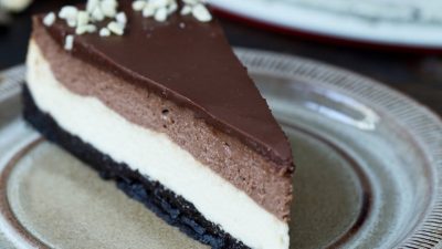 Nutellový cheesecake s Oreo sušenkami