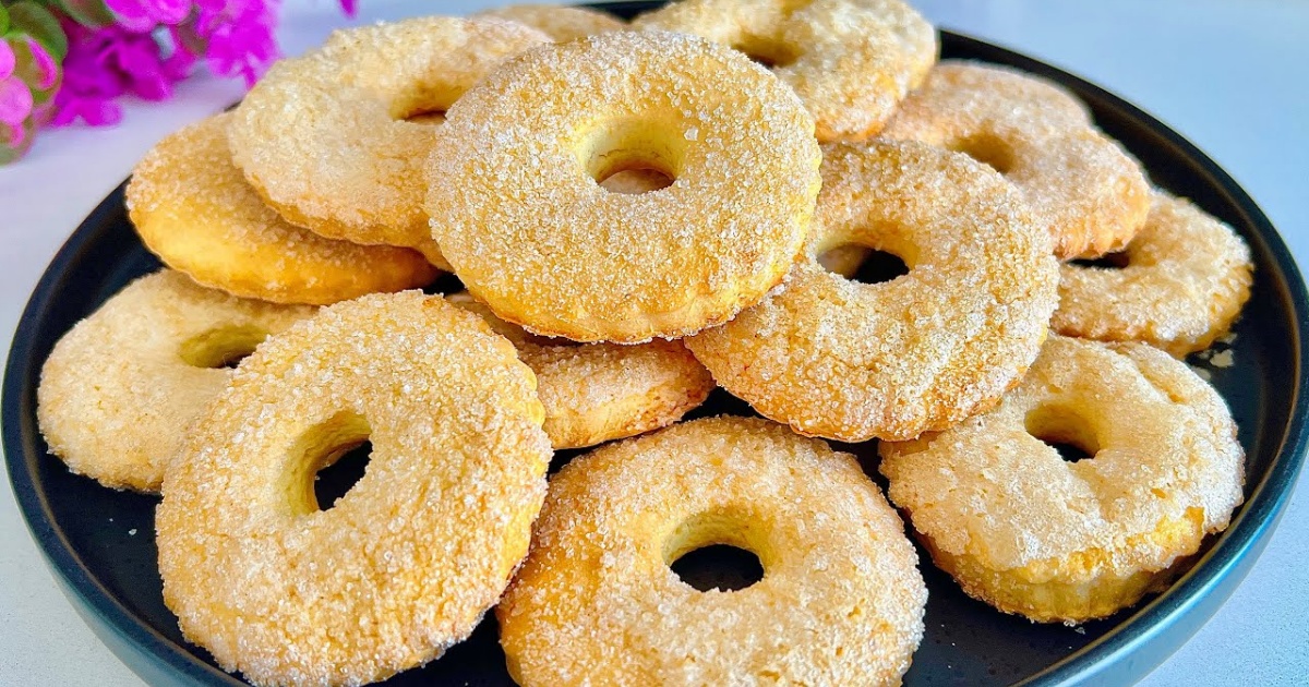 Rychlé vanilkové sušenky obalené v cukru