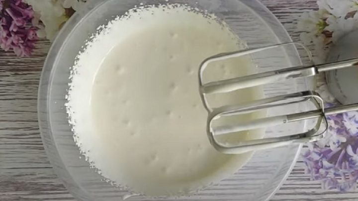 Pevný krém z mascarpone ze 3 ingrediencí