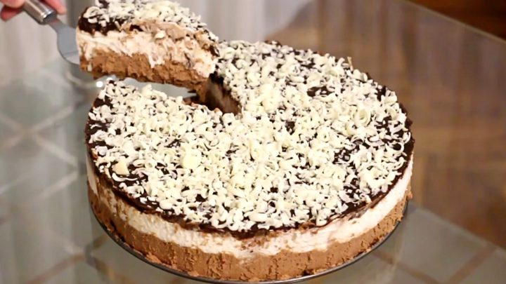 Kinder cheesecake s bílou čokoládou