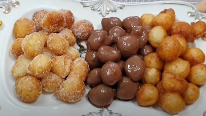 Mini koblížky z jogurtového těsta