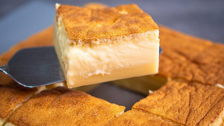 Nadýchaný „Chytrý“ mléčný koláč