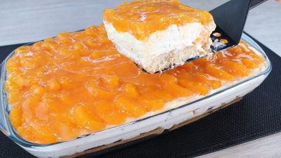 Mandarinkové řezy s mascarpone krémem