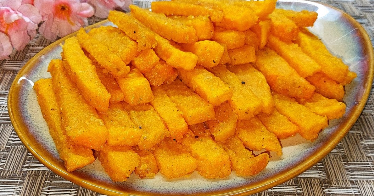Dýňové hranolky pečené v troubě