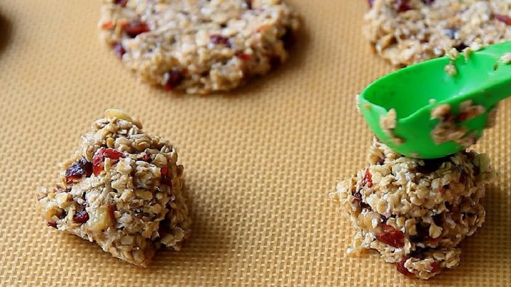 Zdravé banánové sušenky s ovesnými vločkami