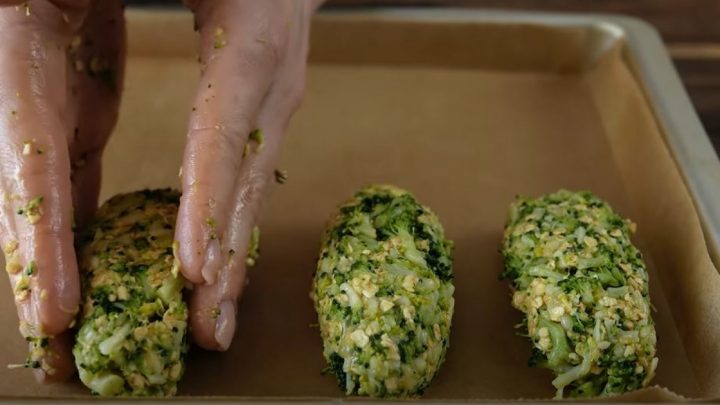 Pečené brokolicové šišky se sýrem