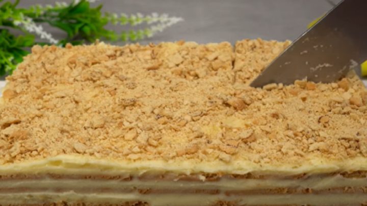 Nepečený řez z BeBe sušenek