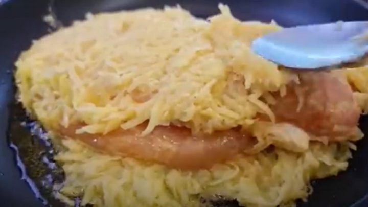 Kuřecí ondráš plněný sýrem Brie