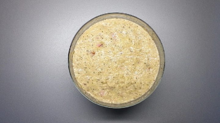 Bramborová buchta s uzeným masem