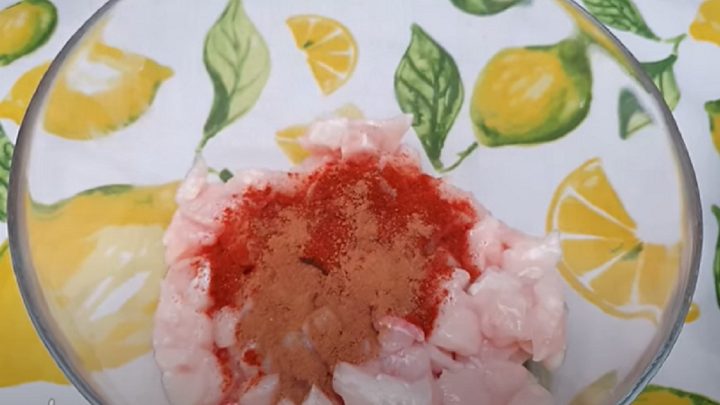 Zapečená rýže s kuřecím masem