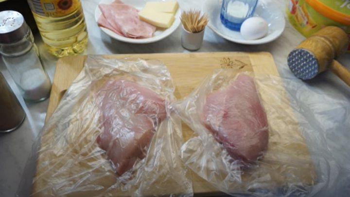 Kuřecí Cordon Bleu se šunkou a sýrem