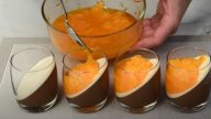 Pomerančová panna cotta s čokoládou