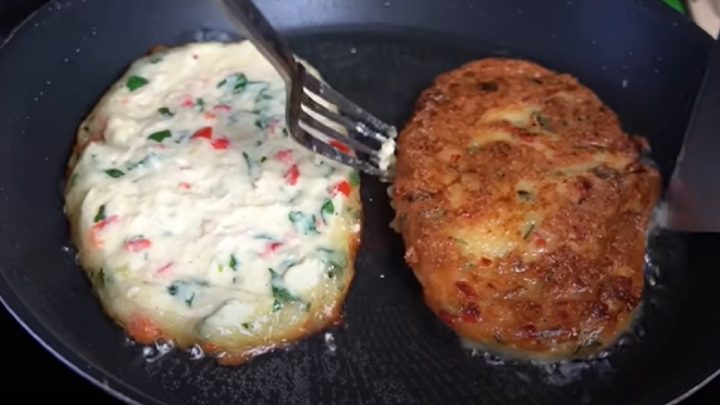 Bramborové řízky s jogurtovým dipem