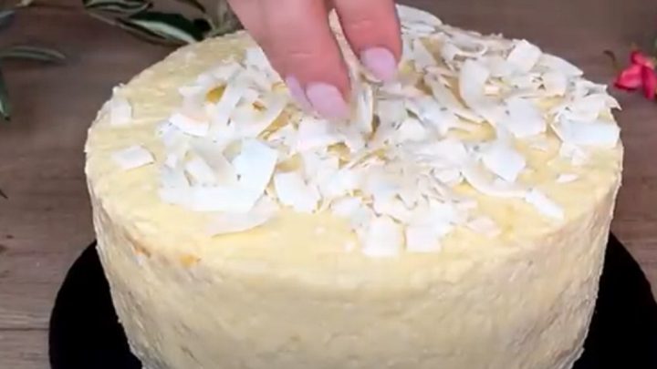 Dort Mont Blanc s kokosovým krémem