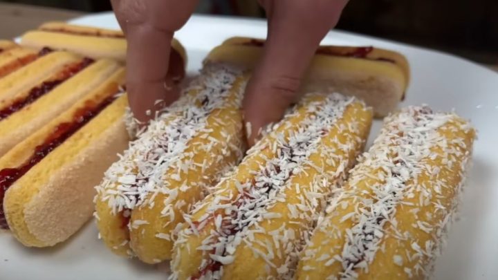 Nepečený zákusek z cukrářských piškotů