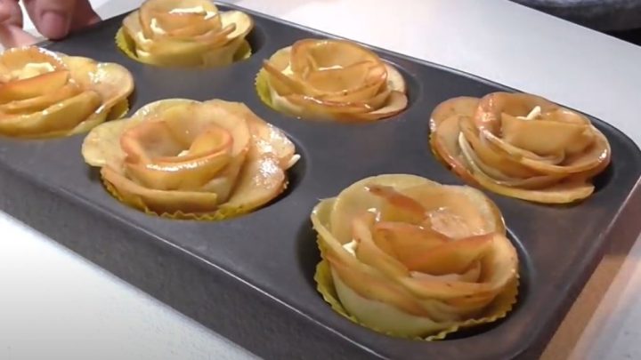 Rychlé jablečné růže z listového těsta