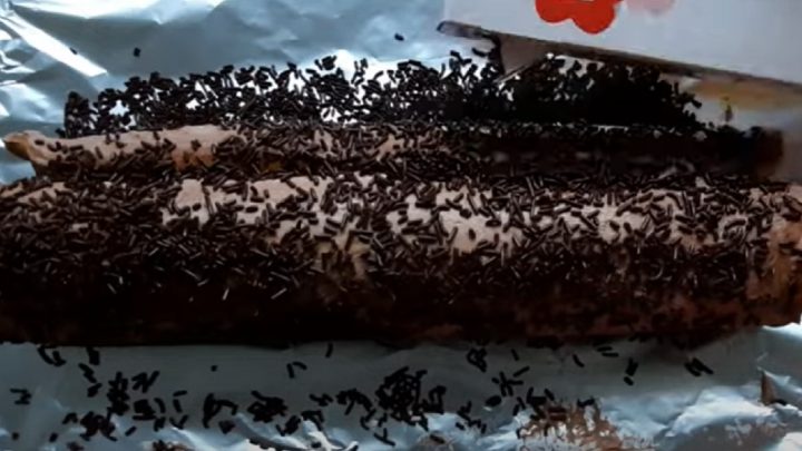 Jednoduchá kakaová roláda s mascarpone