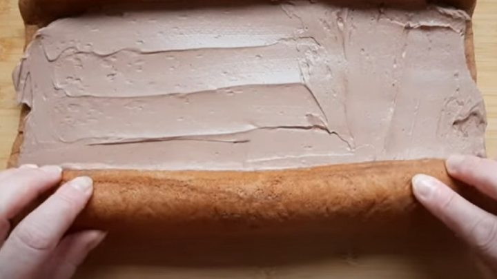 Jednoduchá kakaová roláda s mascarpone