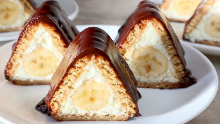 BeBe střecha s banány a čokoládou BeBe střecha s banány a čokoládou