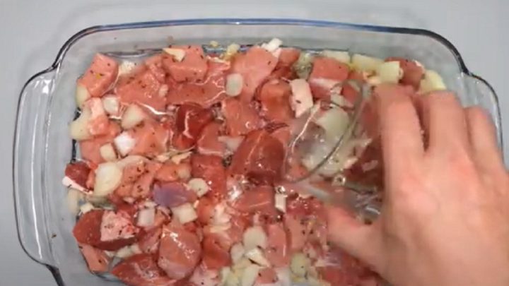 Klasické vepřové výpečky se špenátem