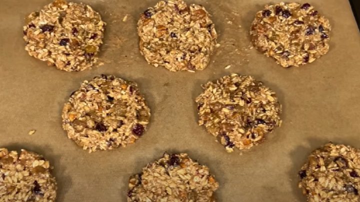 Rychlé ovesné sušenky bez cukru