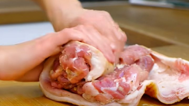 Domácí šunka z vepřového kolene