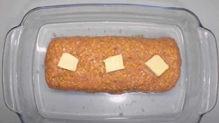 Domácí kuřecí sekaná s čedarem