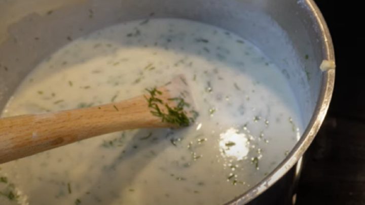 Rychlá koprovka s vařenými vejci