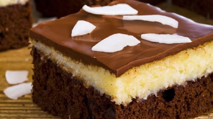 Bounty řezy s kokosovou náplní