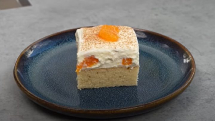 Hrnkové Fanta řezy s mandarinkami