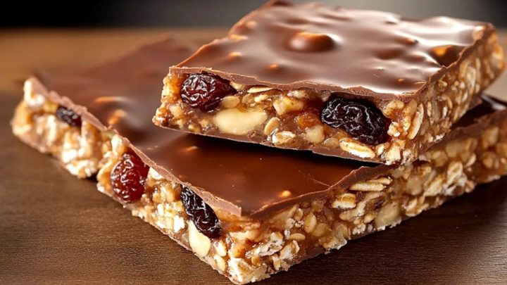 Musli tyčinky s čokoládovou polevou