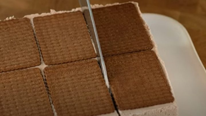 Čokoládová zmrzlina se sušenkami