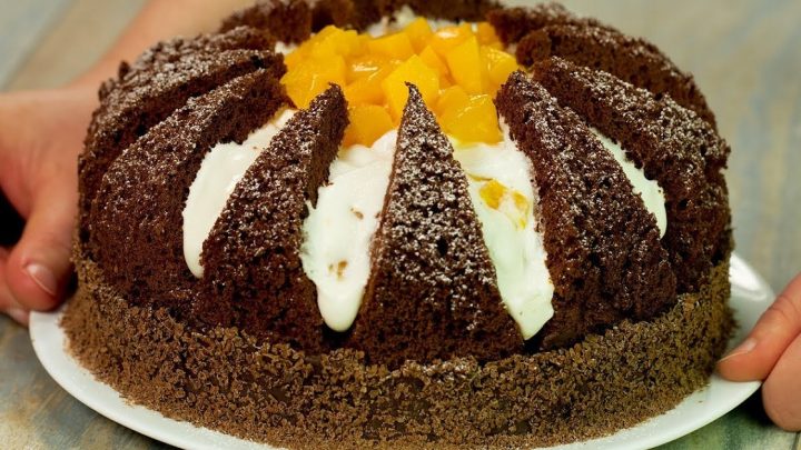 Královský dort s meruňkami a čokoládou