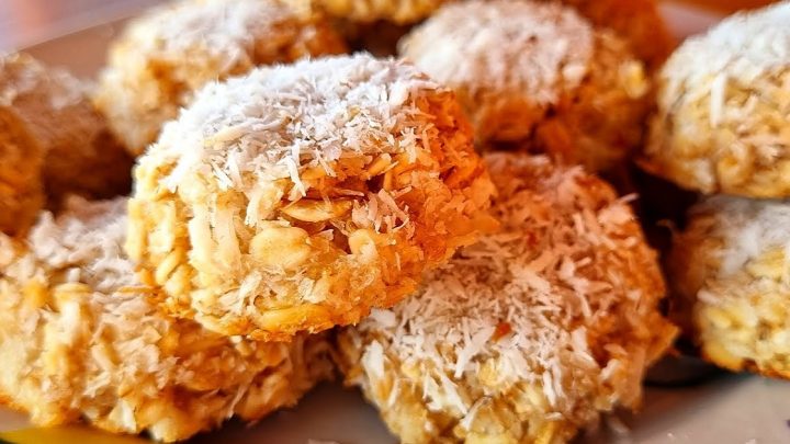 Křehké kokosové sušenky bez cukru