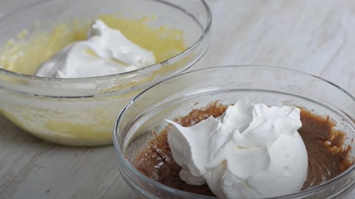 Nutellové řezy se 2 druhy krémů