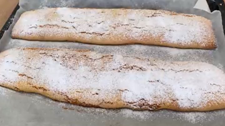 Rychlý jablečný závin s vanilkou