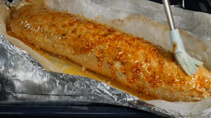 Masová roláda plněná slaninou