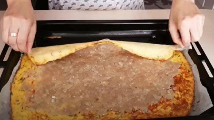 Roláda plněná mletým masem s petrželkou