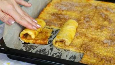 Palačinky z trouby s kakaem a vanilkou