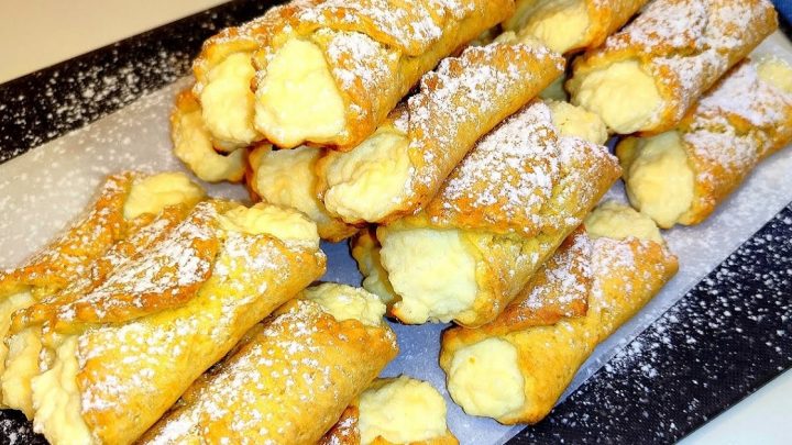 Šátečky s tvarohem a vanilkou