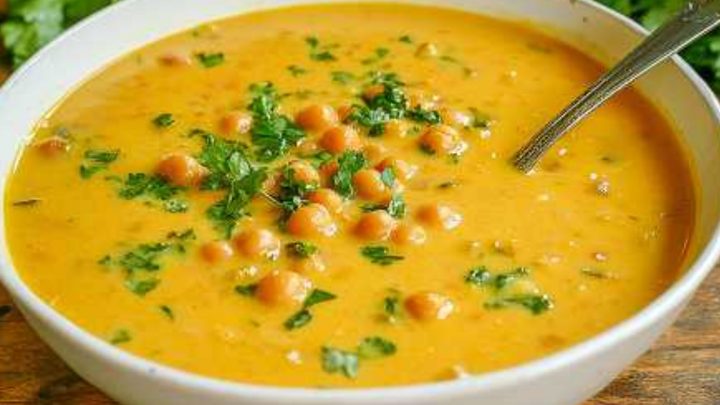 Cizrnová polévka se zeleninou