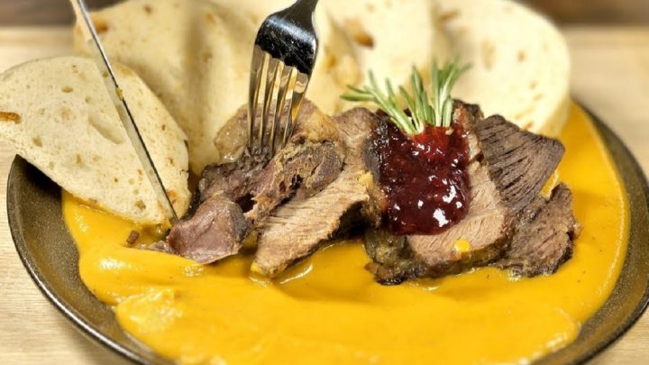 Tradiční svíčková omáčka s hovězím