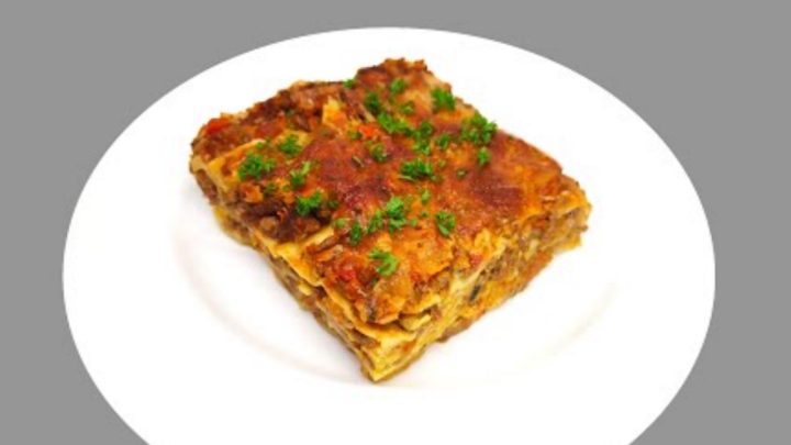 Domácí lasagne s mletým masem