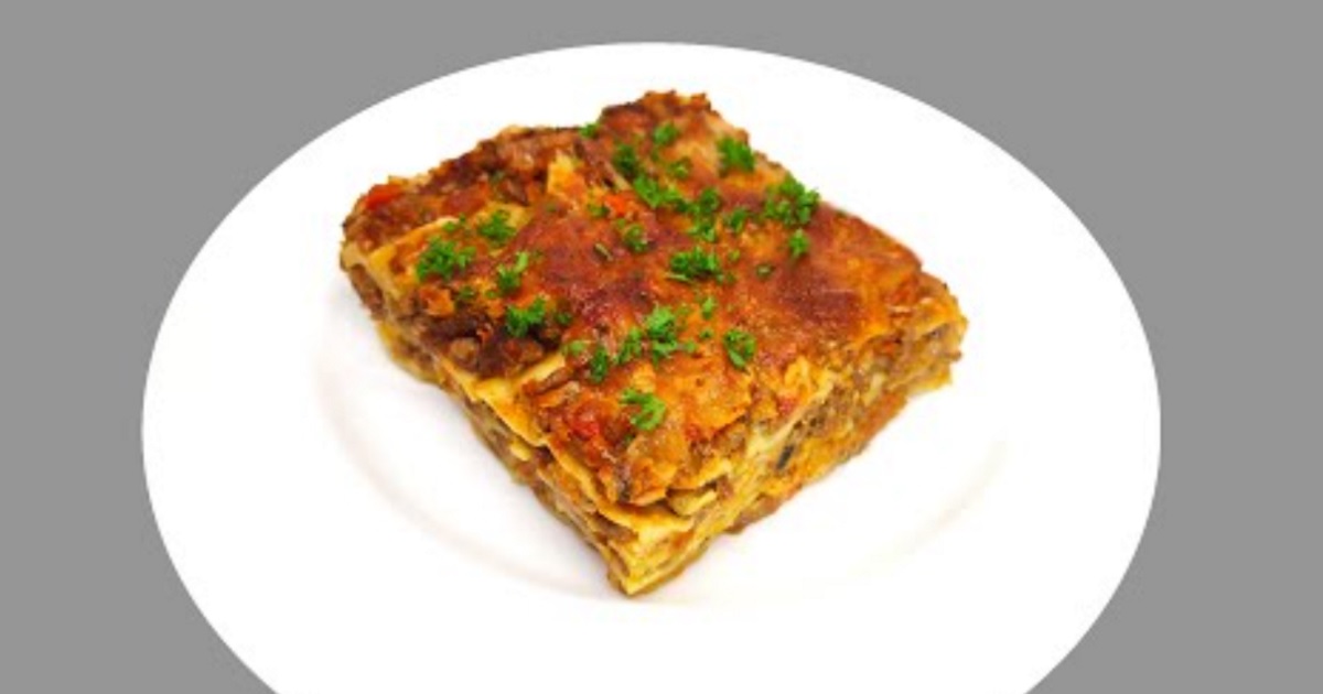 Domácí lasagne s mletým masem